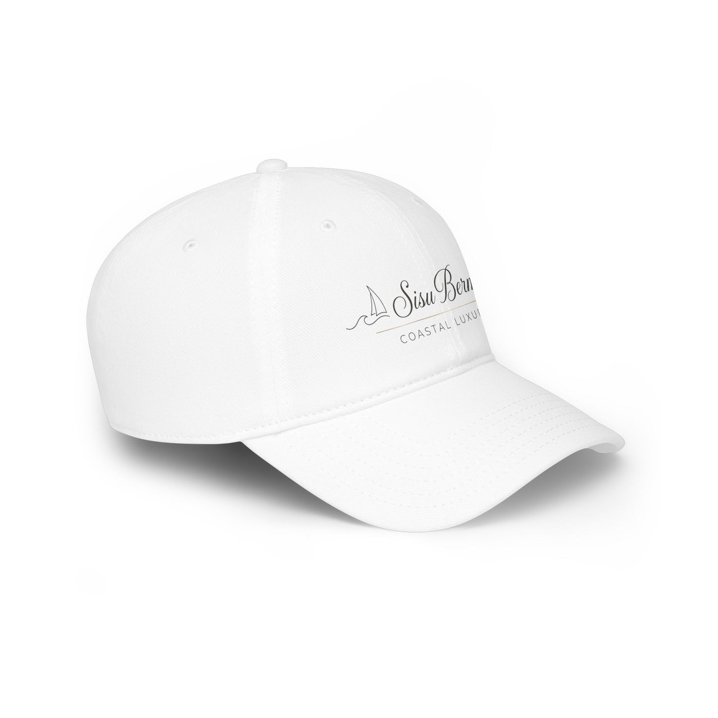 Low Profile Baseball Cap — Sisu Bermuda "Coastal Luxury" Embroidered Hat