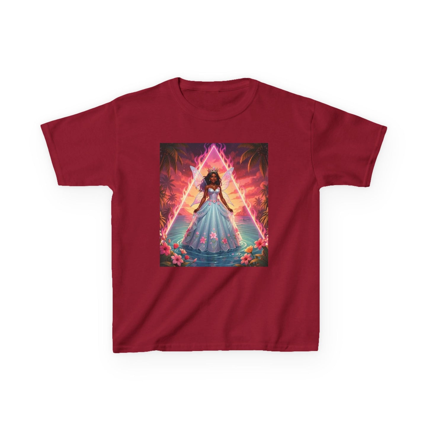 Kids Tee — 'She's Bermuda' Princess Illustration Tee
