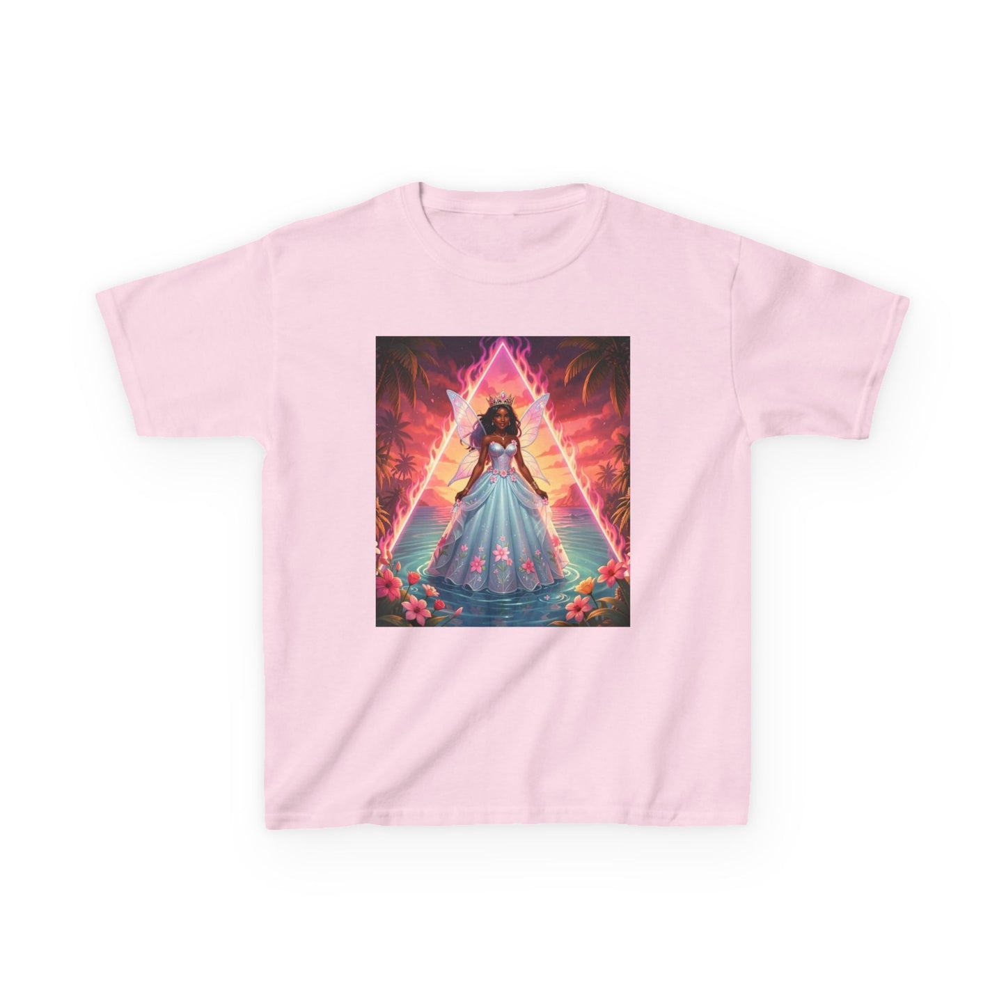 Kids Tee — 'She's Bermuda' Princess Illustration Tee