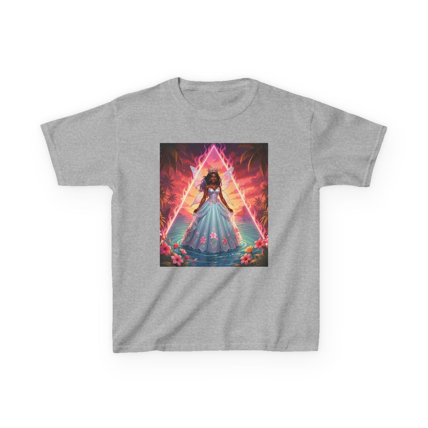 Kids Tee — 'She's Bermuda' Princess Illustration Tee