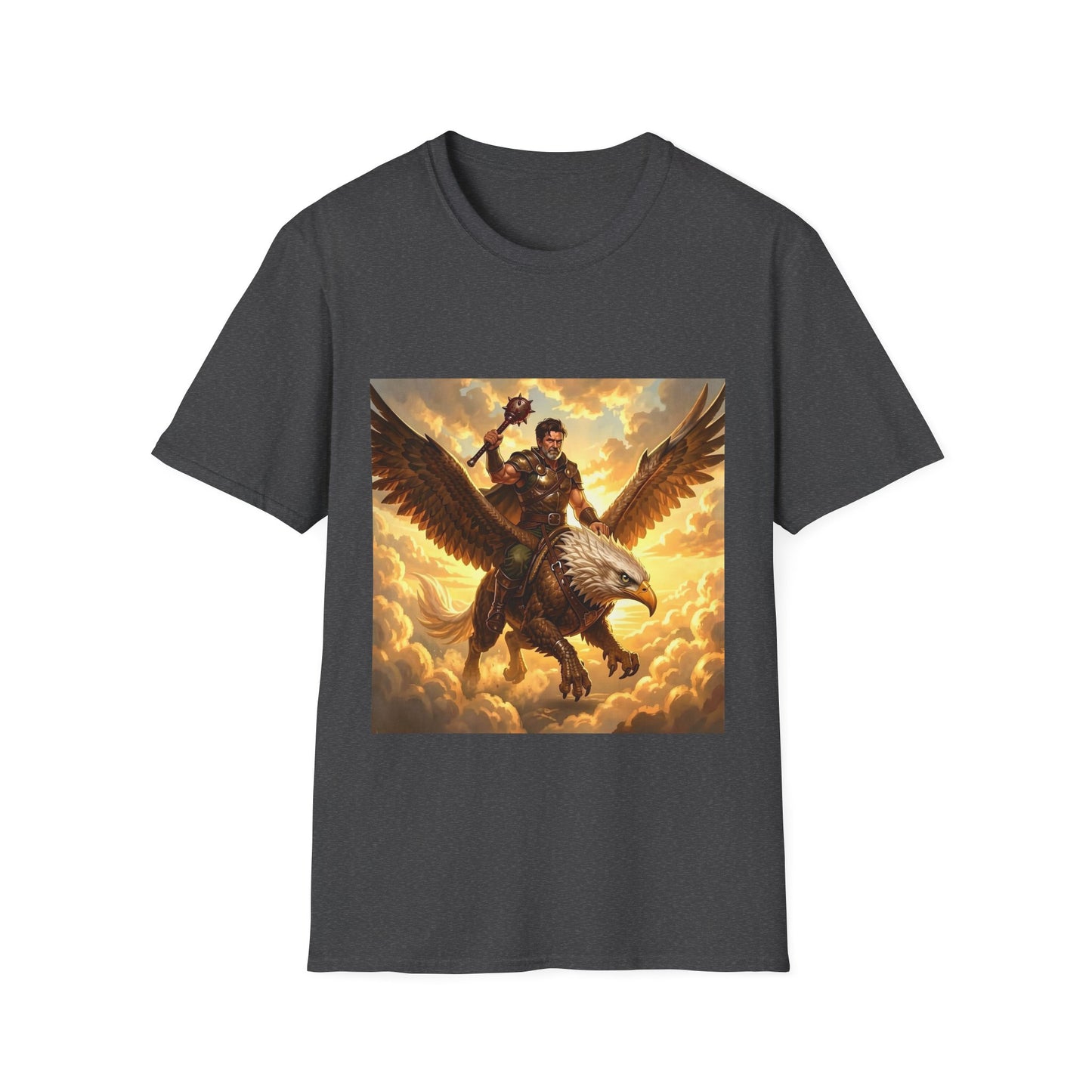 Gryphon Warrior T‑Shirt — Mythic Gryphon Rider Graphic Tee