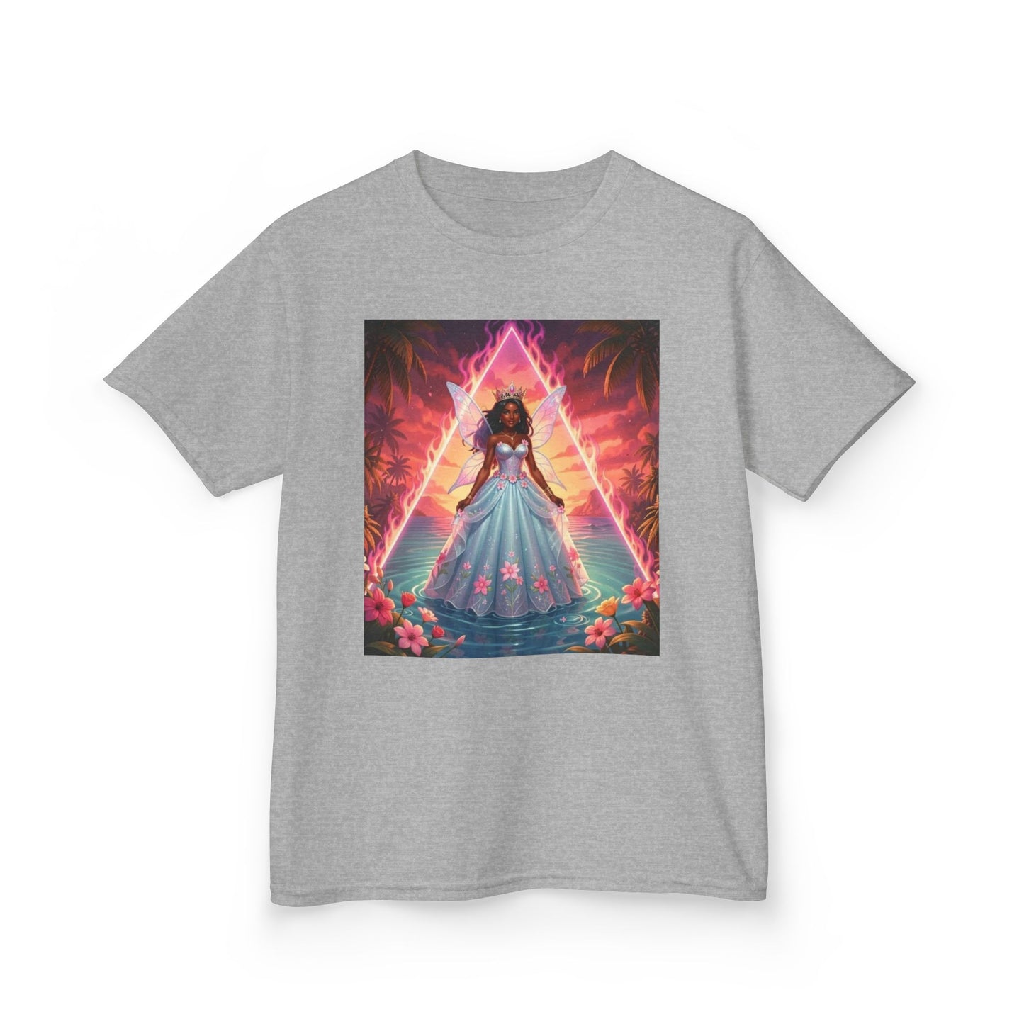 Kids Tee — 'She's Bermuda' Princess Illustration Tee