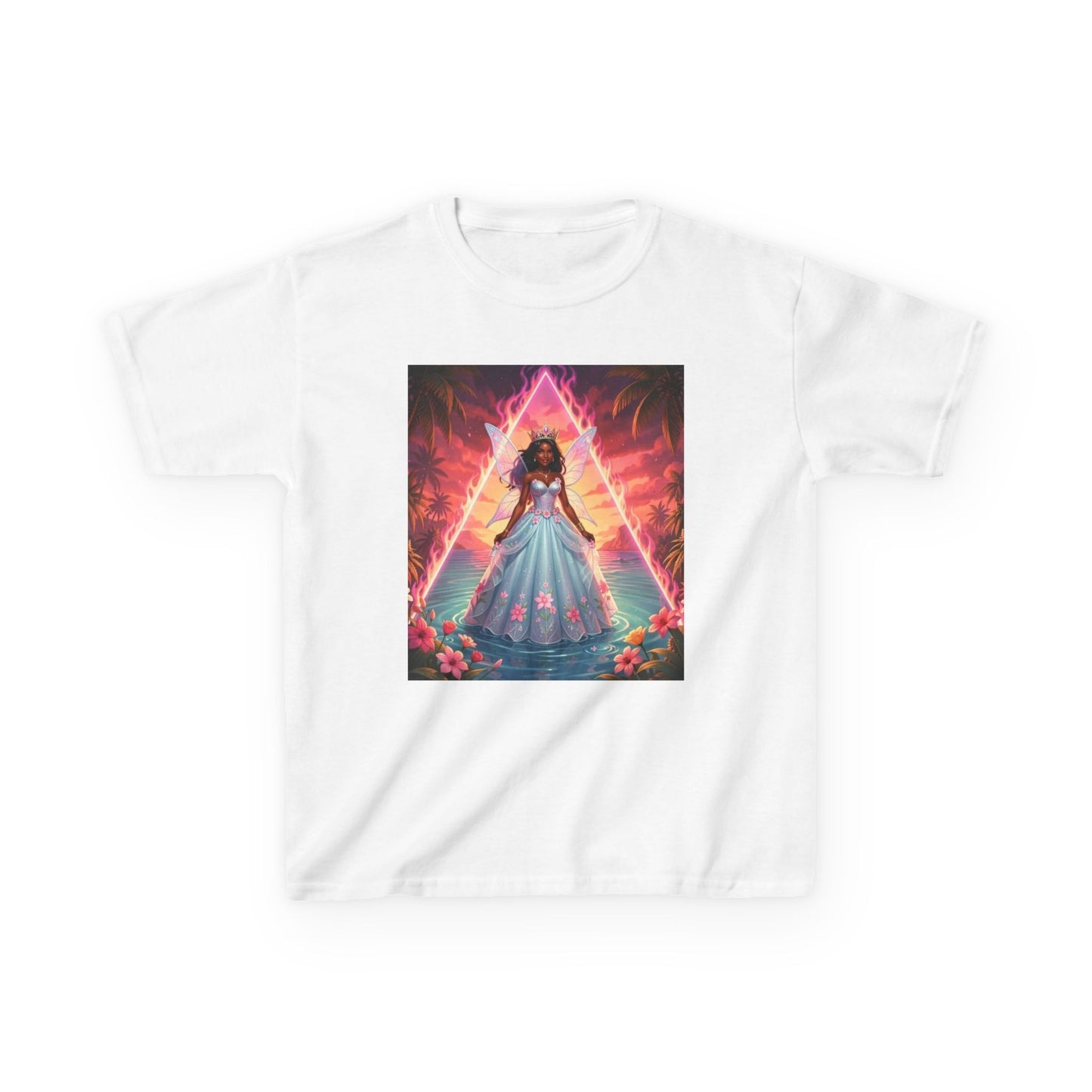 Kids Tee — 'She's Bermuda' Princess Illustration Tee