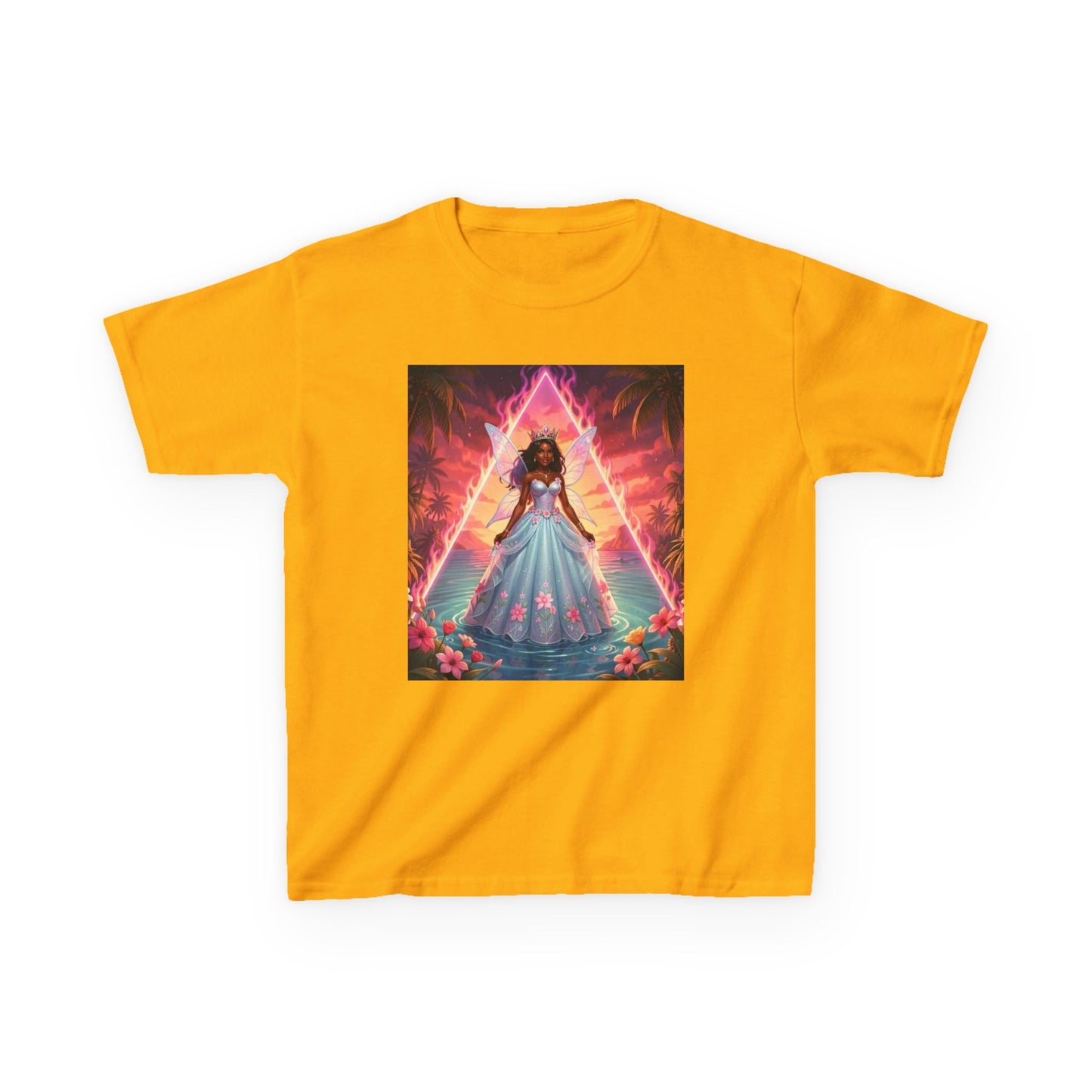 Kids Tee — 'She's Bermuda' Princess Illustration Tee