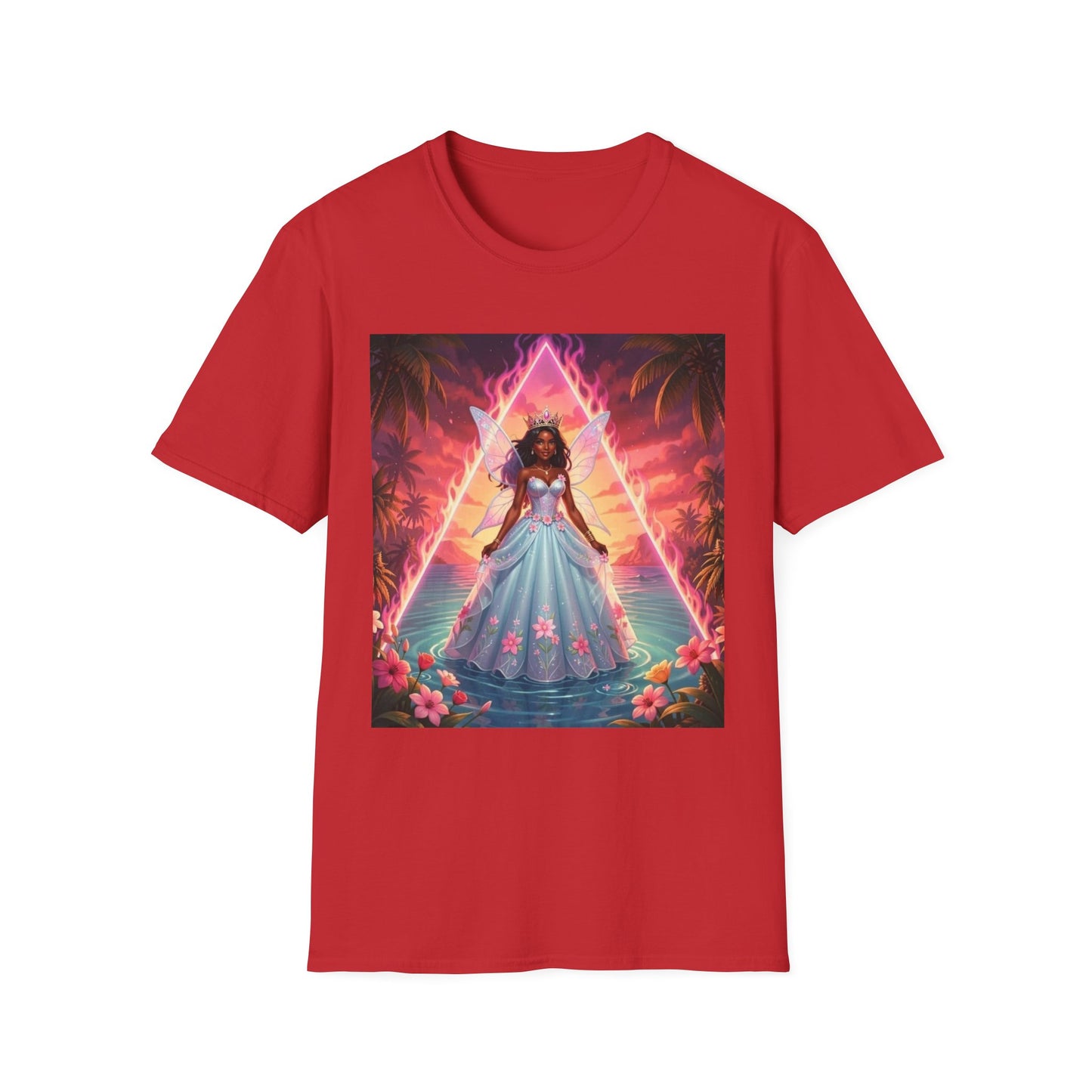 ‘She’s Bermuda’ Princess Sunset T-Shirt —  Bermuda Sea Fairy Graphic Tee