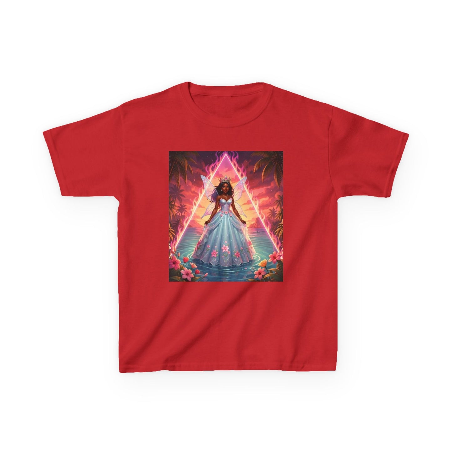 Kids Tee — 'She's Bermuda' Princess Illustration Tee