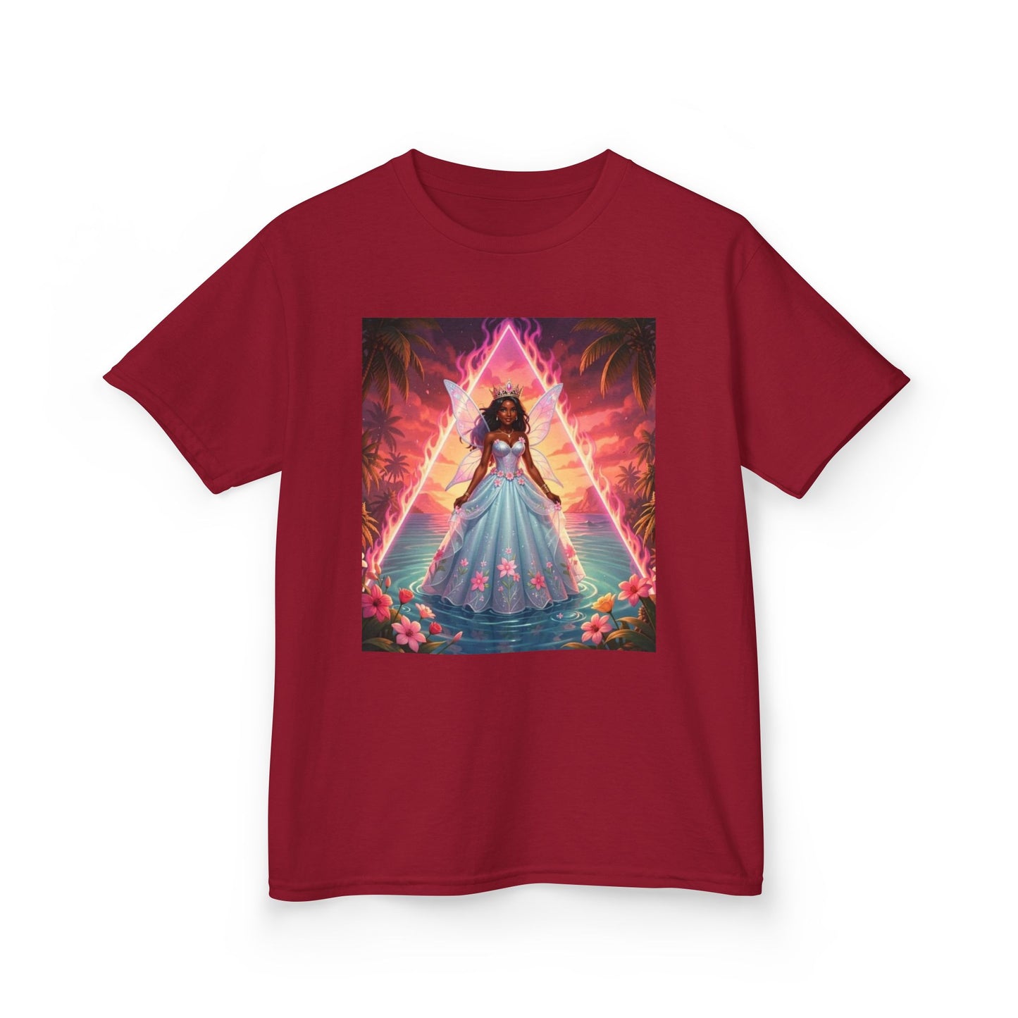Kids Tee — 'She's Bermuda' Princess Illustration Tee