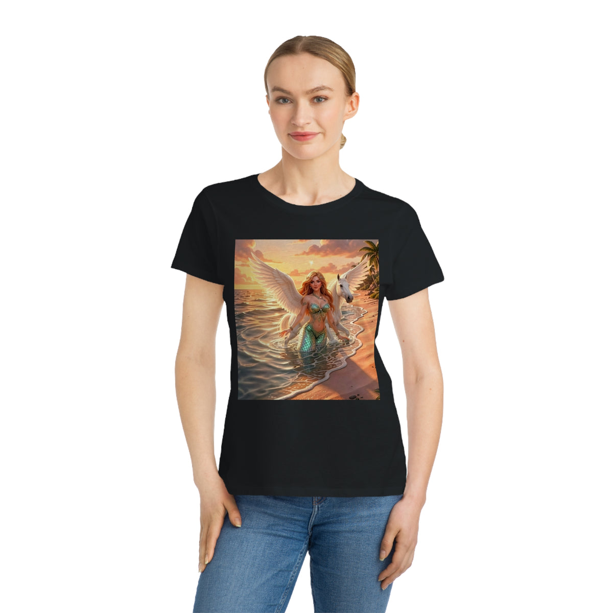 Pegasus Mermaid Beach T-Shirt