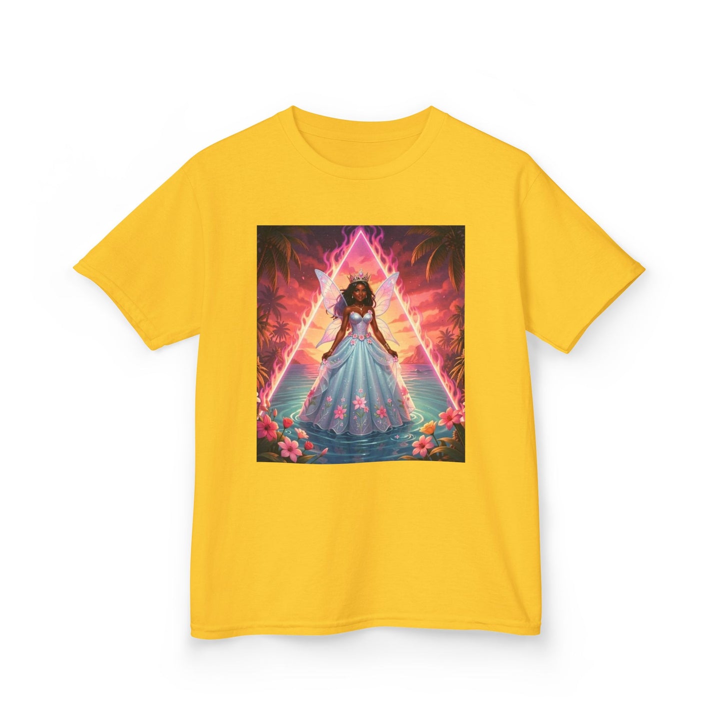 Kids Tee — 'She's Bermuda' Princess Illustration Tee
