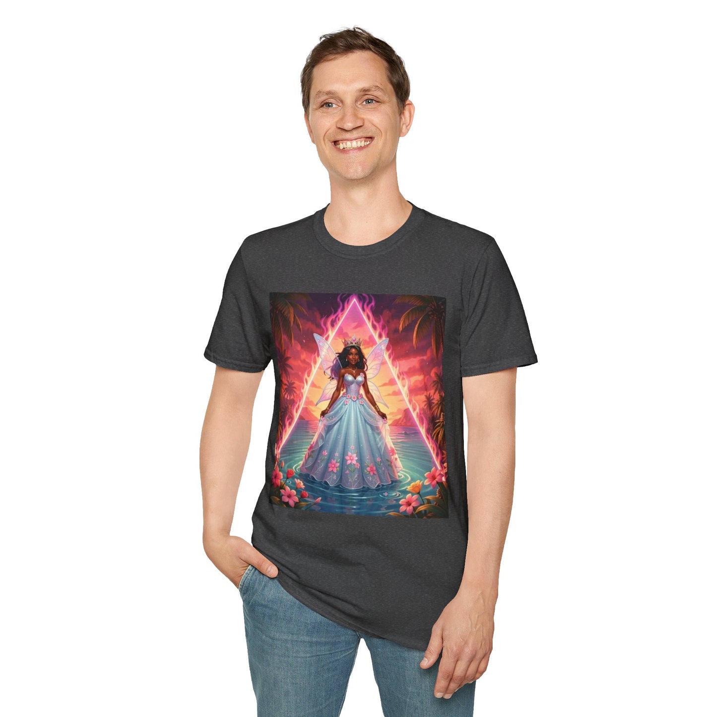 ‘She’s Bermuda’ Princess Sunset T-Shirt —  Bermuda Sea Fairy Graphic Tee