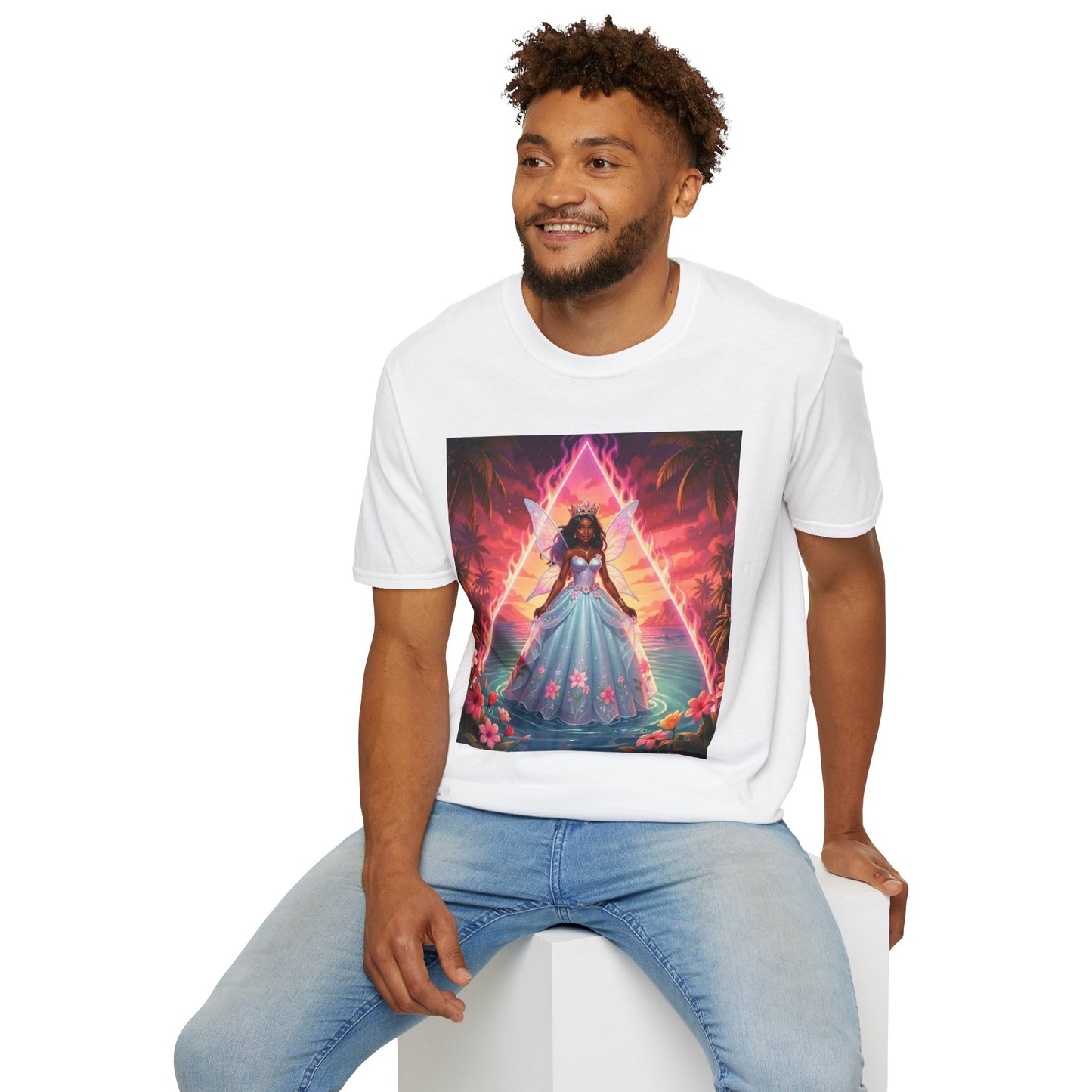 ‘She’s Bermuda’ Princess Sunset T-Shirt —  Bermuda Sea Fairy Graphic Tee