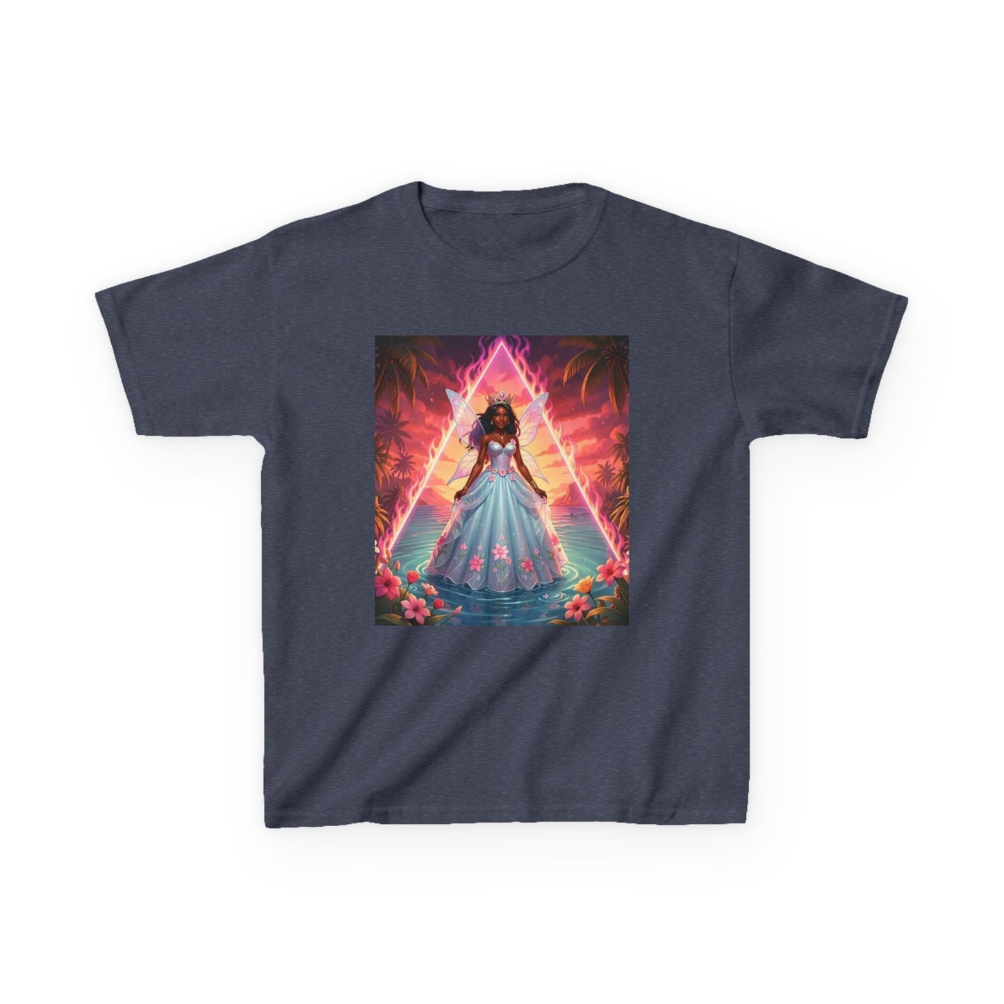 Kids Tee — 'She's Bermuda' Princess Illustration Tee