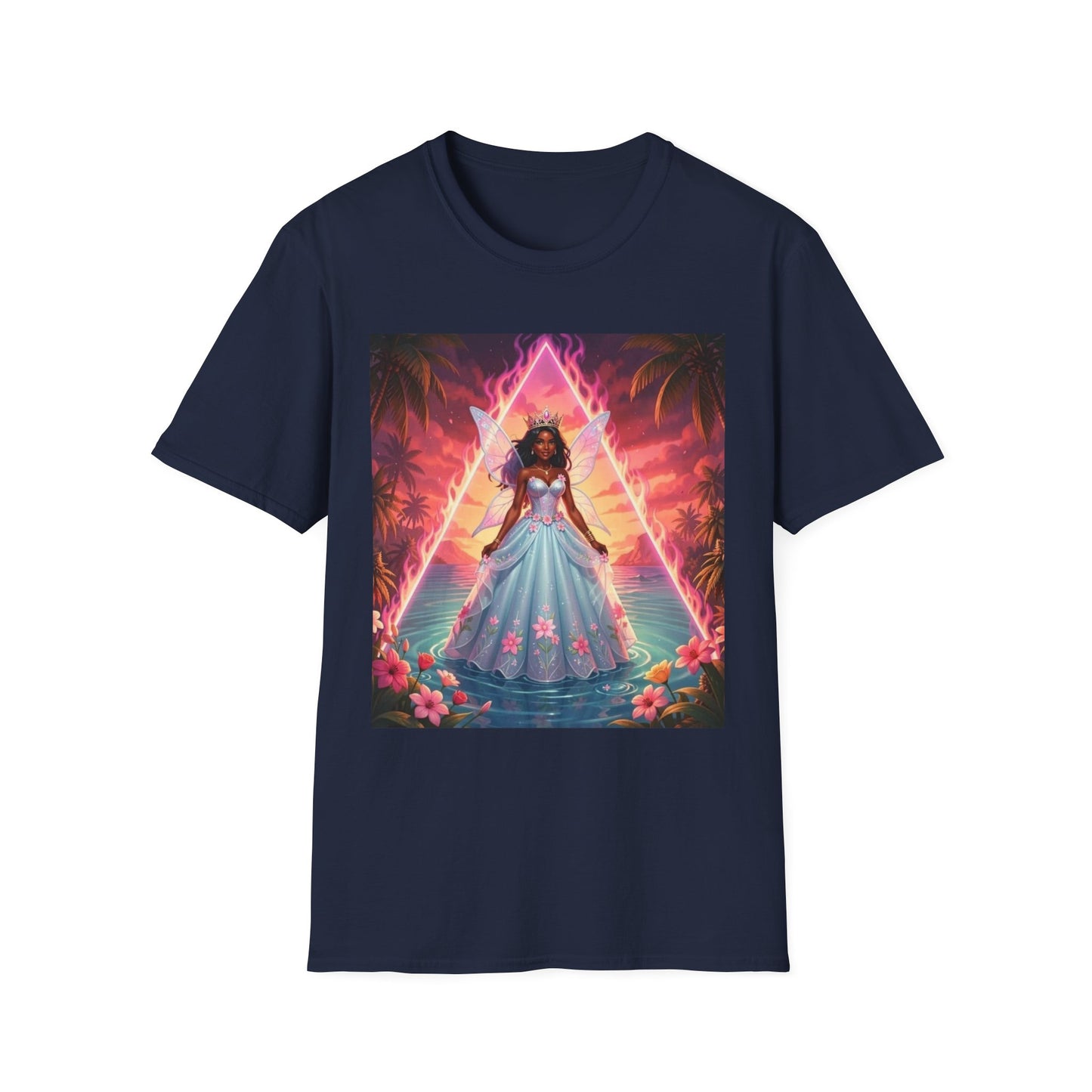 ‘She’s Bermuda’ Princess Sunset T-Shirt —  Bermuda Sea Fairy Graphic Tee