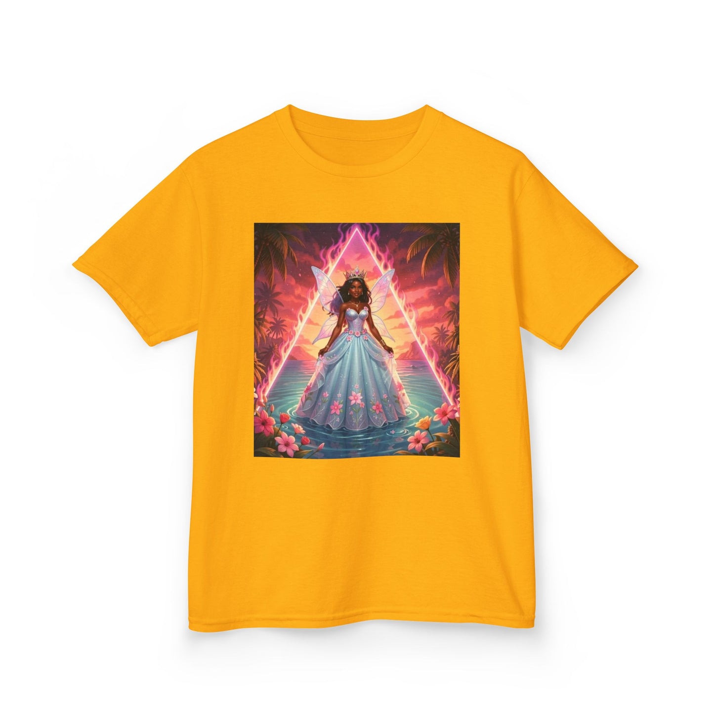 Kids Tee — 'She's Bermuda' Princess Illustration Tee