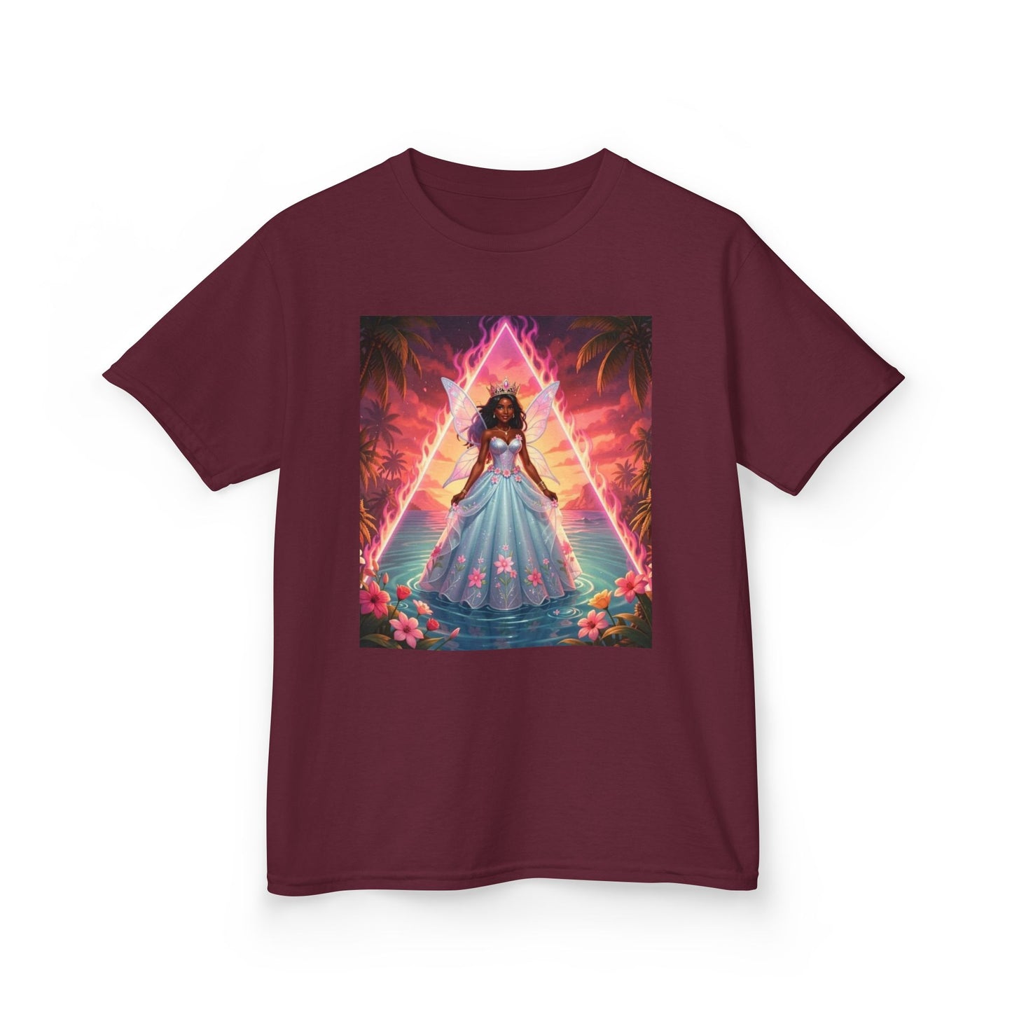Kids Tee — 'She's Bermuda' Princess Illustration Tee