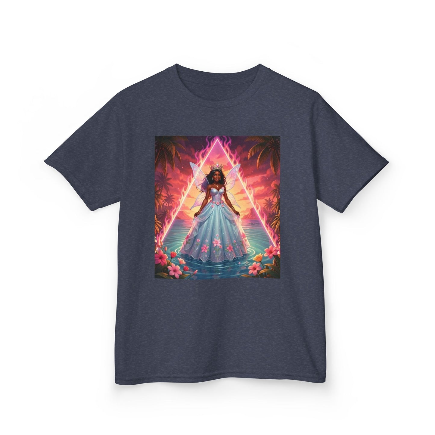 Kids Tee — 'She's Bermuda' Princess Illustration Tee