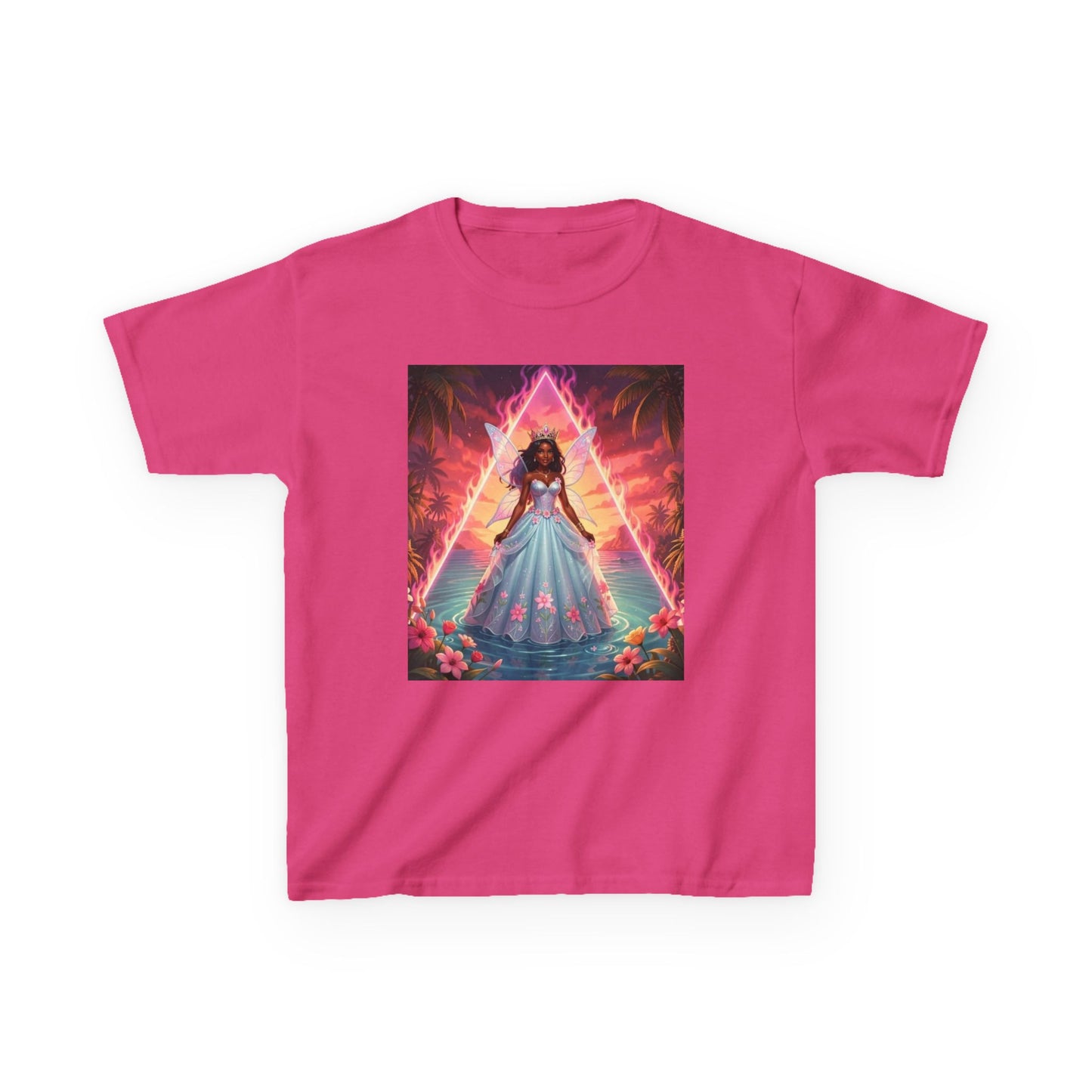 Kids Tee — 'She's Bermuda' Princess Illustration Tee
