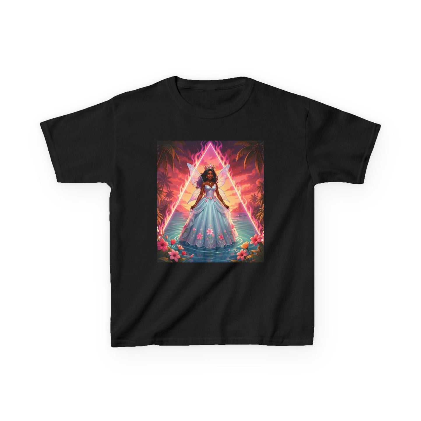 Kids Tee — 'She's Bermuda' Princess Illustration Tee