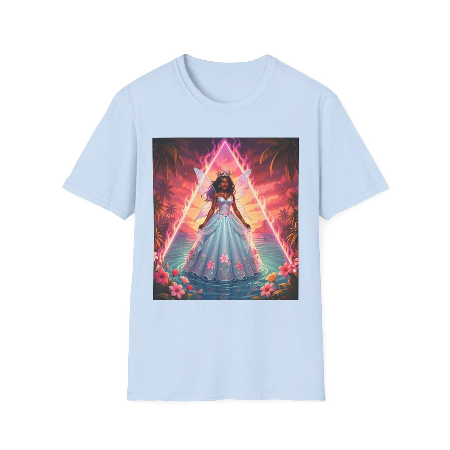‘She’s Bermuda’ Princess Sunset T-Shirt —  Bermuda Sea Fairy Graphic Tee