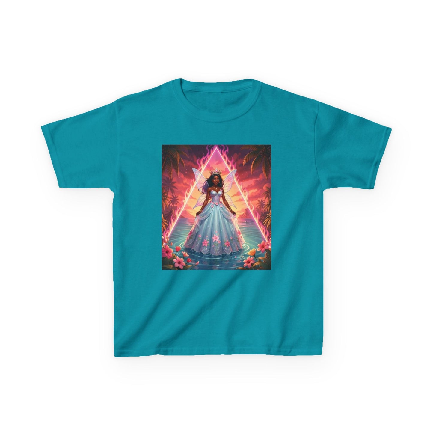 Kids Tee — 'She's Bermuda' Princess Illustration Tee