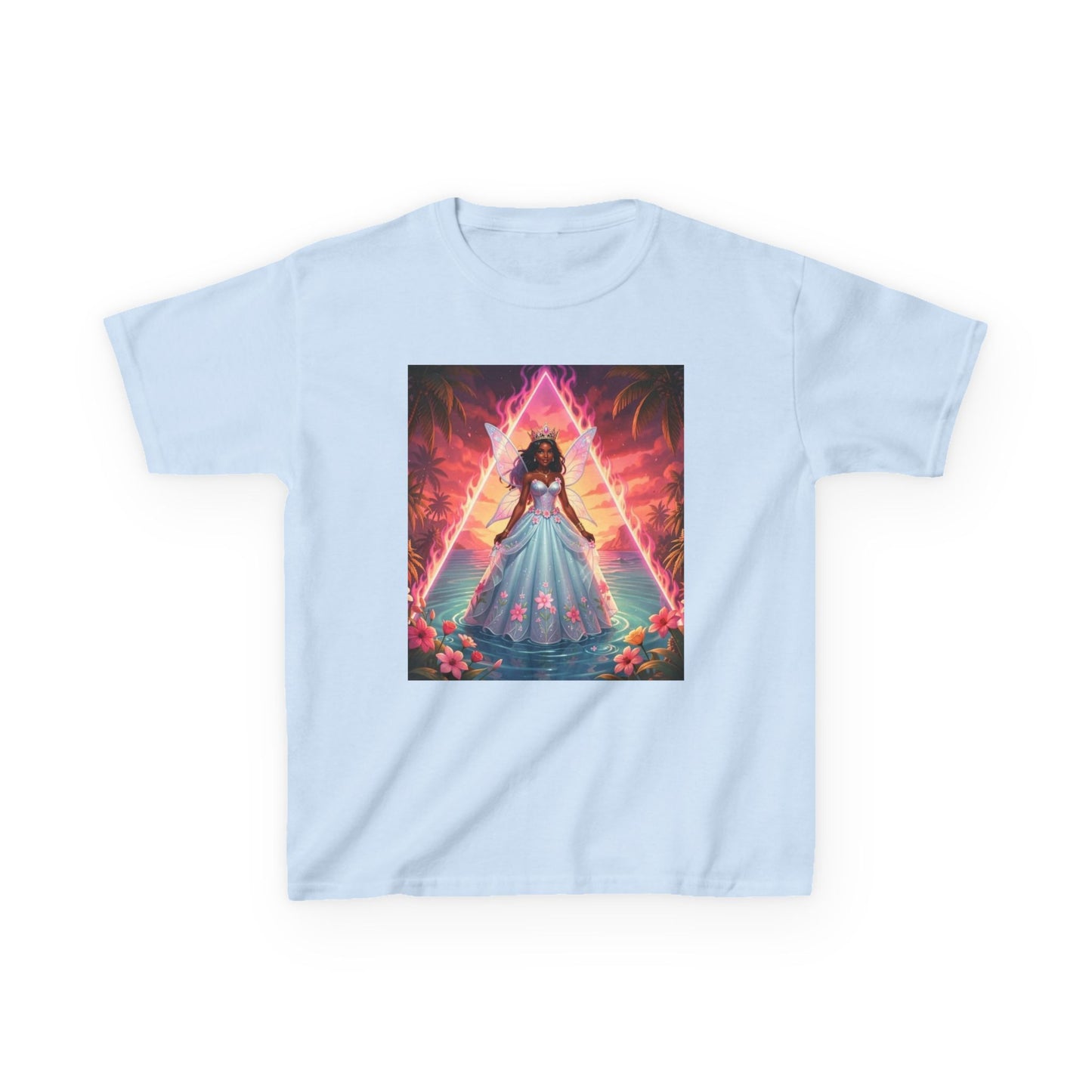 Kids Tee — 'She's Bermuda' Princess Illustration Tee