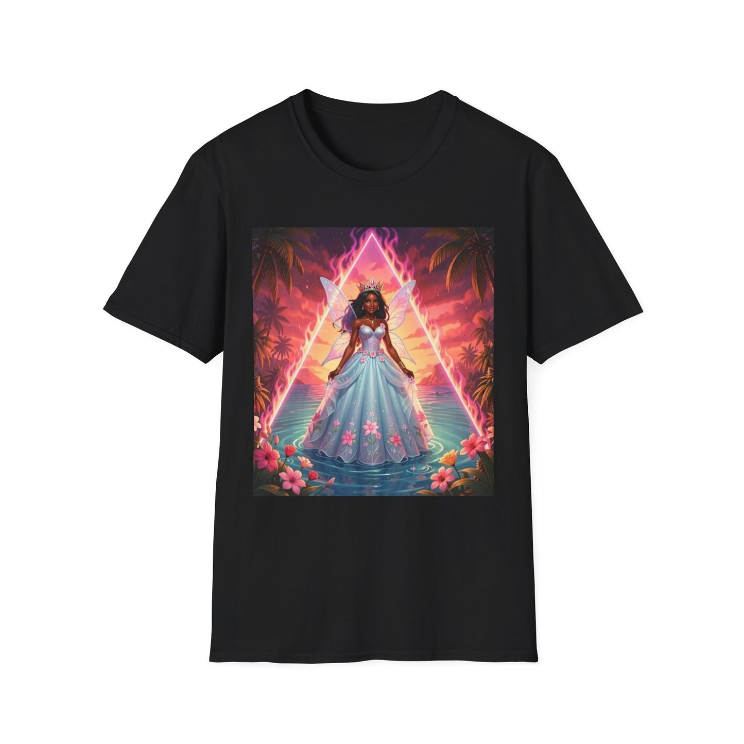 ‘She’s Bermuda’ Princess Sunset T-Shirt —  Bermuda Sea Fairy Graphic Tee