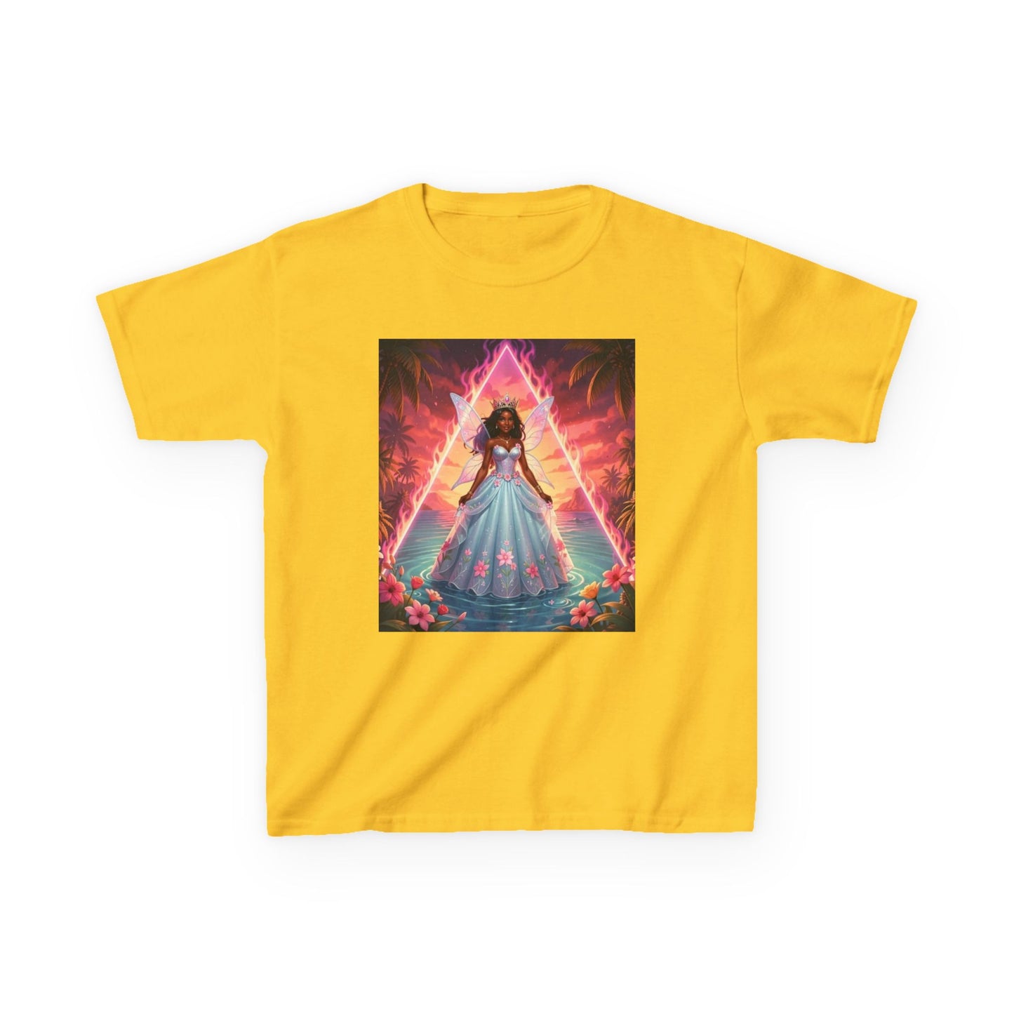 Kids Tee — 'She's Bermuda' Princess Illustration Tee