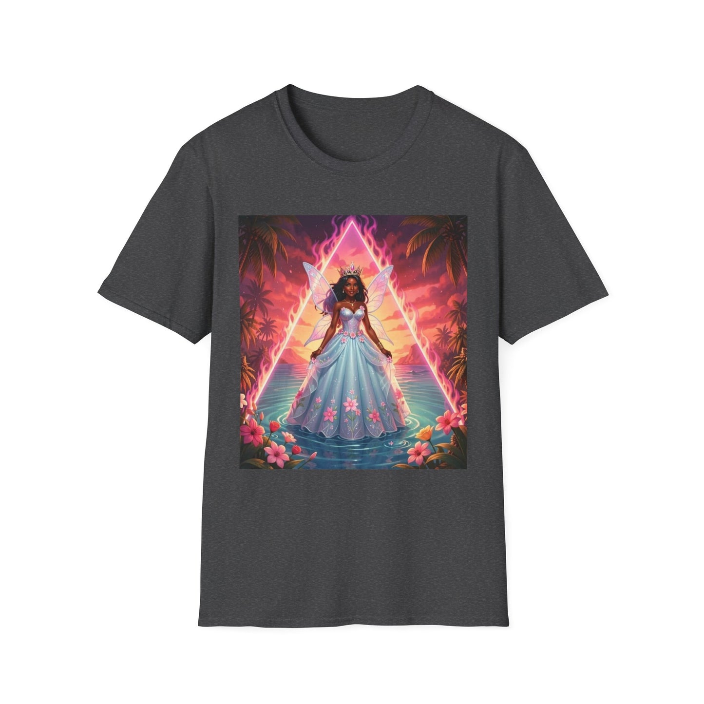 ‘She’s Bermuda’ Princess Sunset T-Shirt —  Bermuda Sea Fairy Graphic Tee