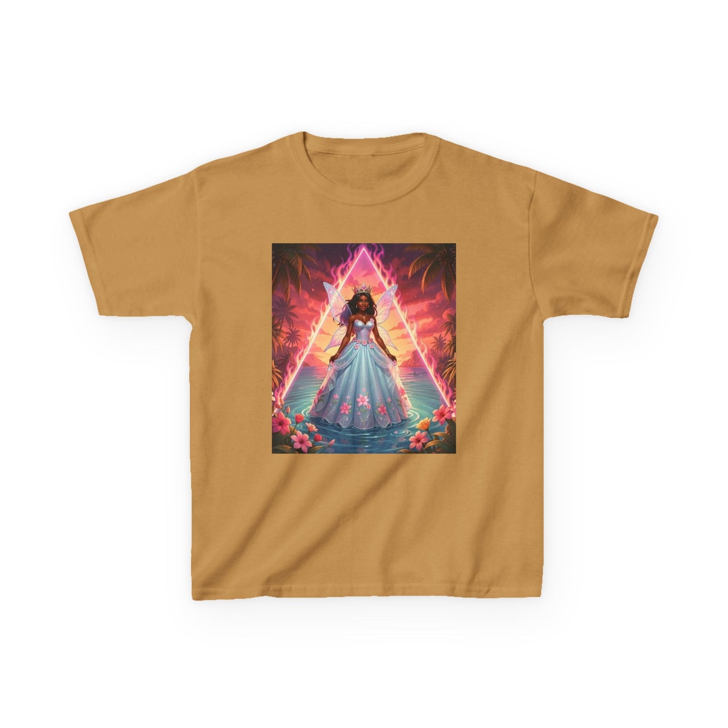 Kids Tee — 'She's Bermuda' Princess Illustration Tee