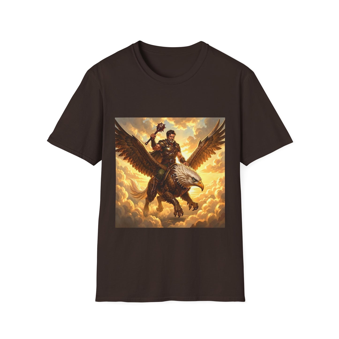 Gryphon Warrior T‑Shirt — Mythic Gryphon Rider Graphic Tee