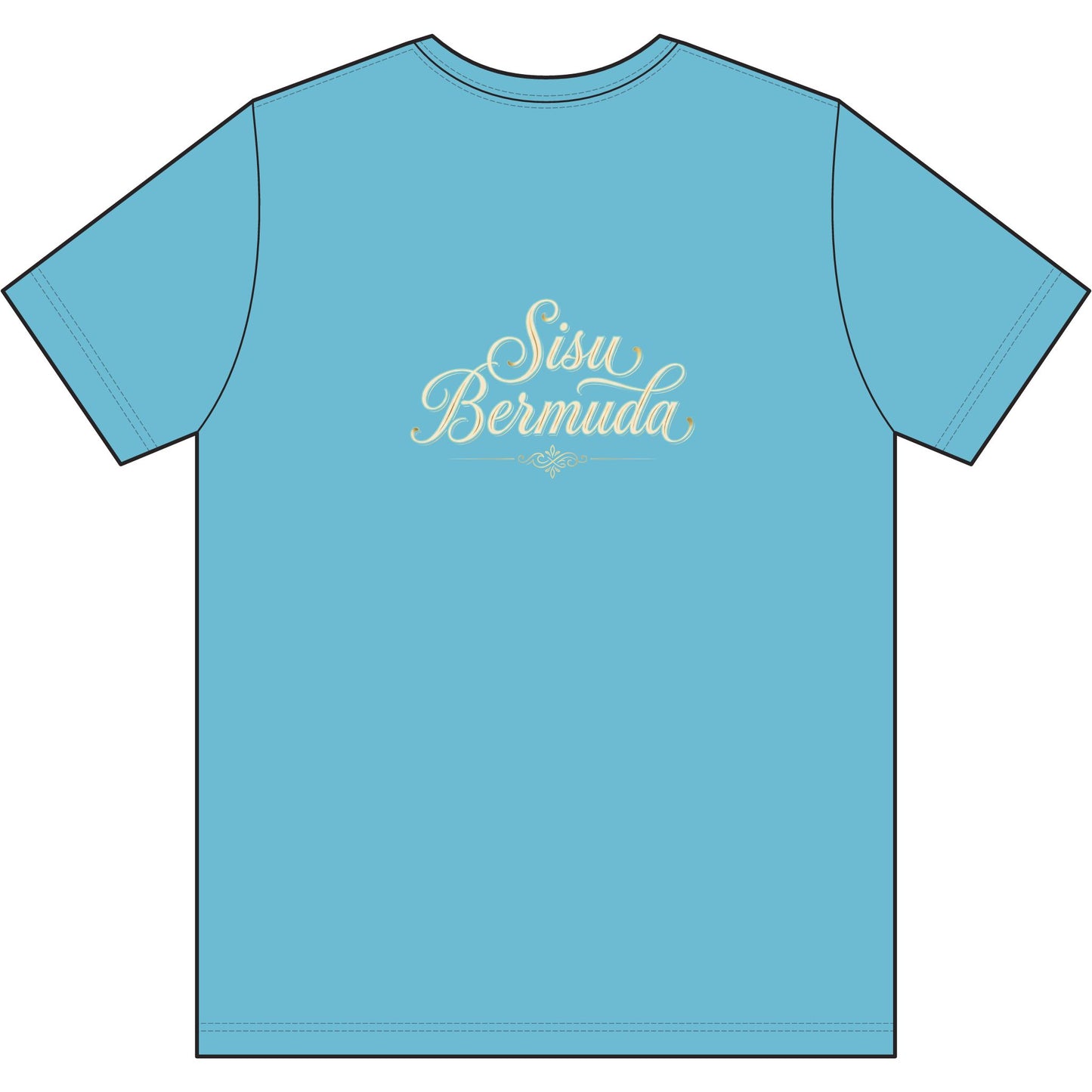 Pirate Ship Battle Tee — Bermuda Ghost Ship Graphic Cotton T-Shirt