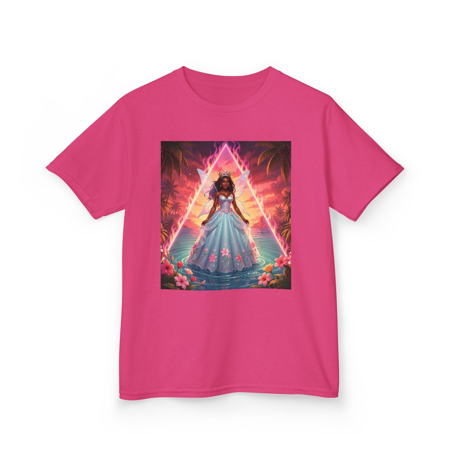 Kids Tee — 'She's Bermuda' Princess Illustration Tee