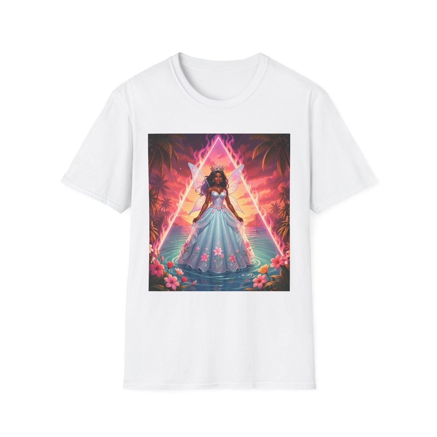 ‘She’s Bermuda’ Princess Sunset T-Shirt —  Bermuda Sea Fairy Graphic Tee
