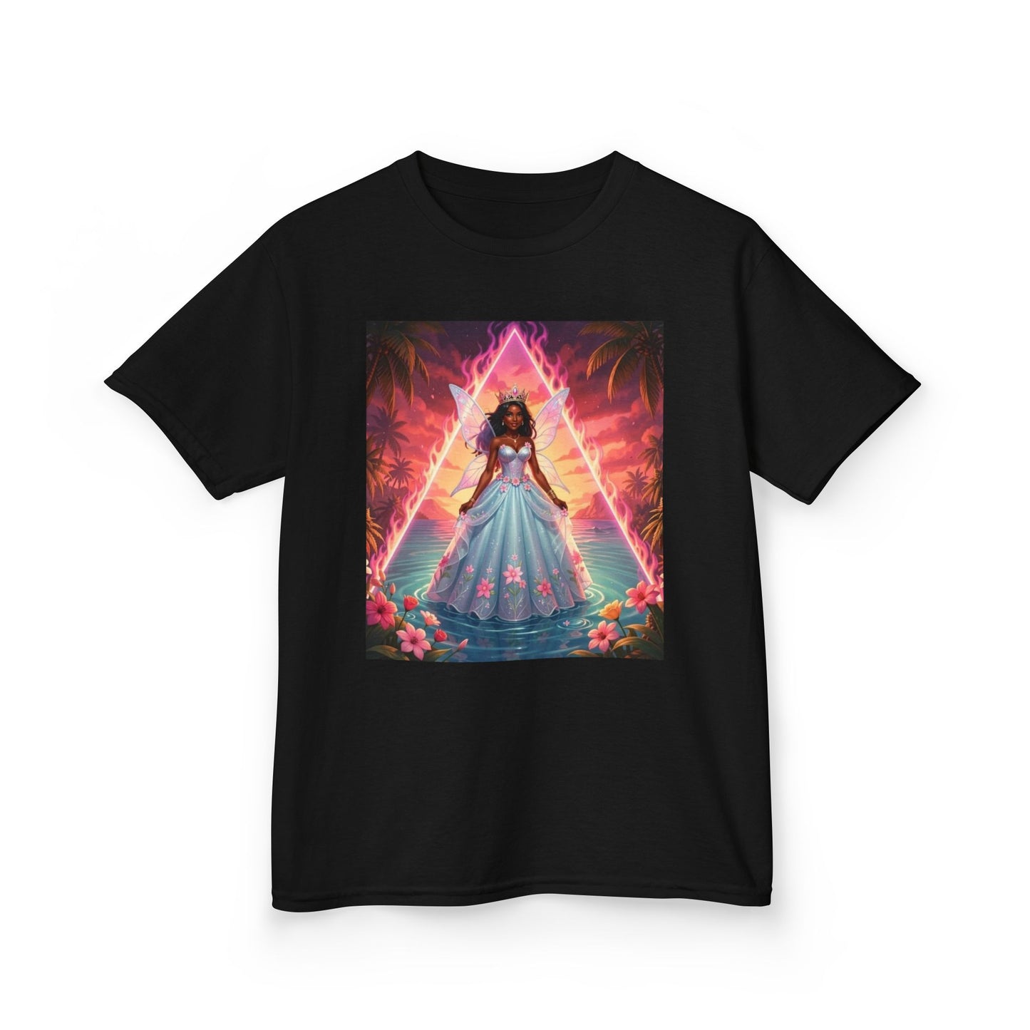 Kids Tee — 'She's Bermuda' Princess Illustration Tee