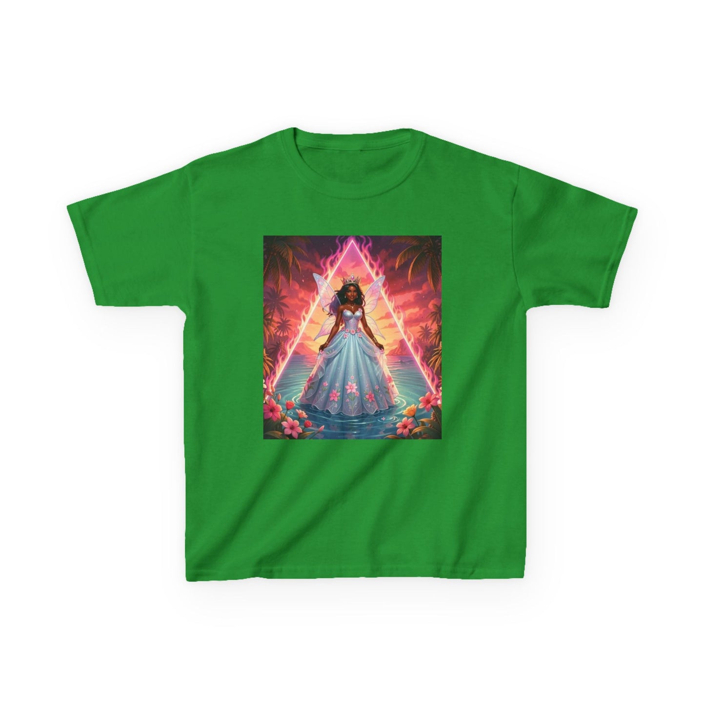 Kids Tee — 'She's Bermuda' Princess Illustration Tee