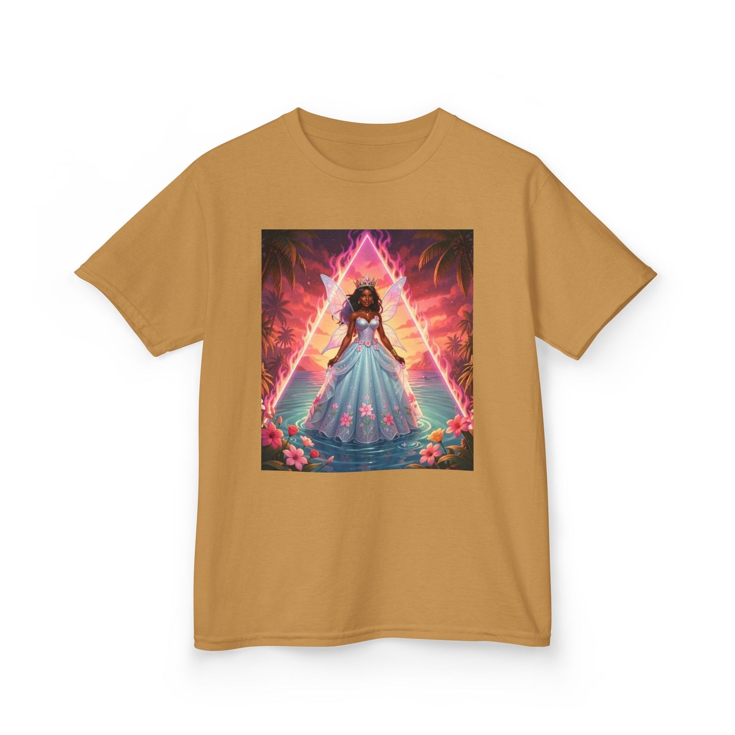 Kids Tee — 'She's Bermuda' Princess Illustration Tee