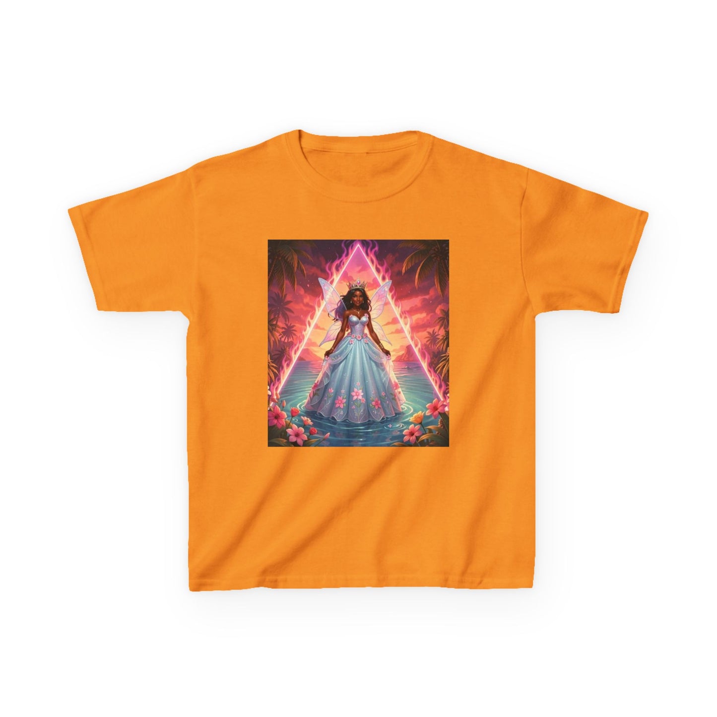 Kids Tee — 'She's Bermuda' Princess Illustration Tee