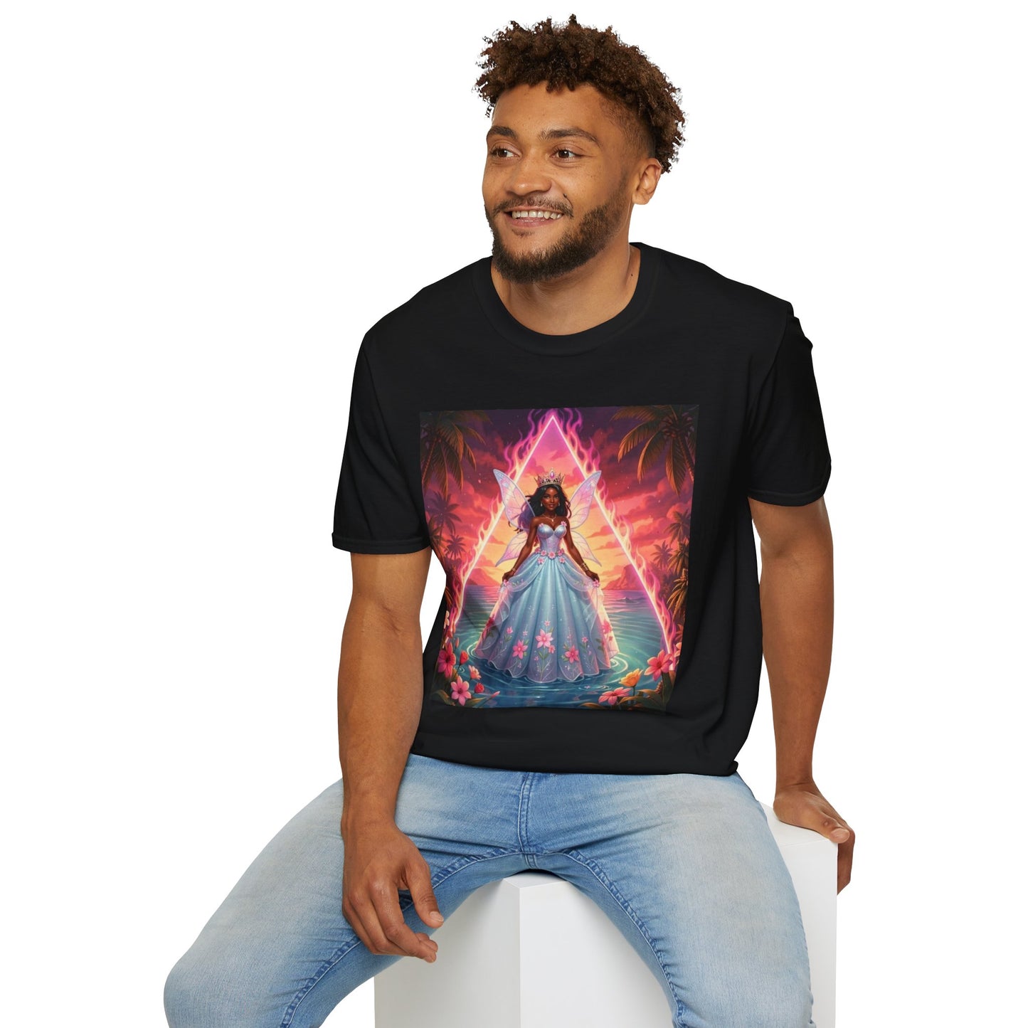 ‘She’s Bermuda’ Princess Sunset T-Shirt —  Bermuda Sea Fairy Graphic Tee