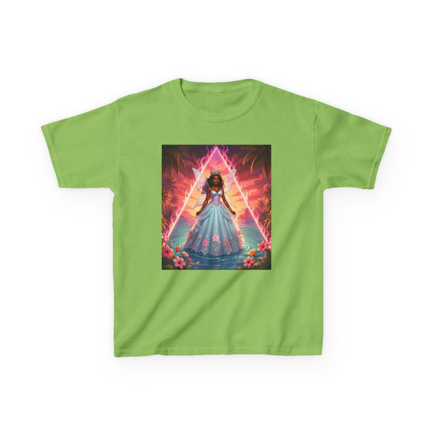 Kids Tee — 'She's Bermuda' Princess Illustration Tee
