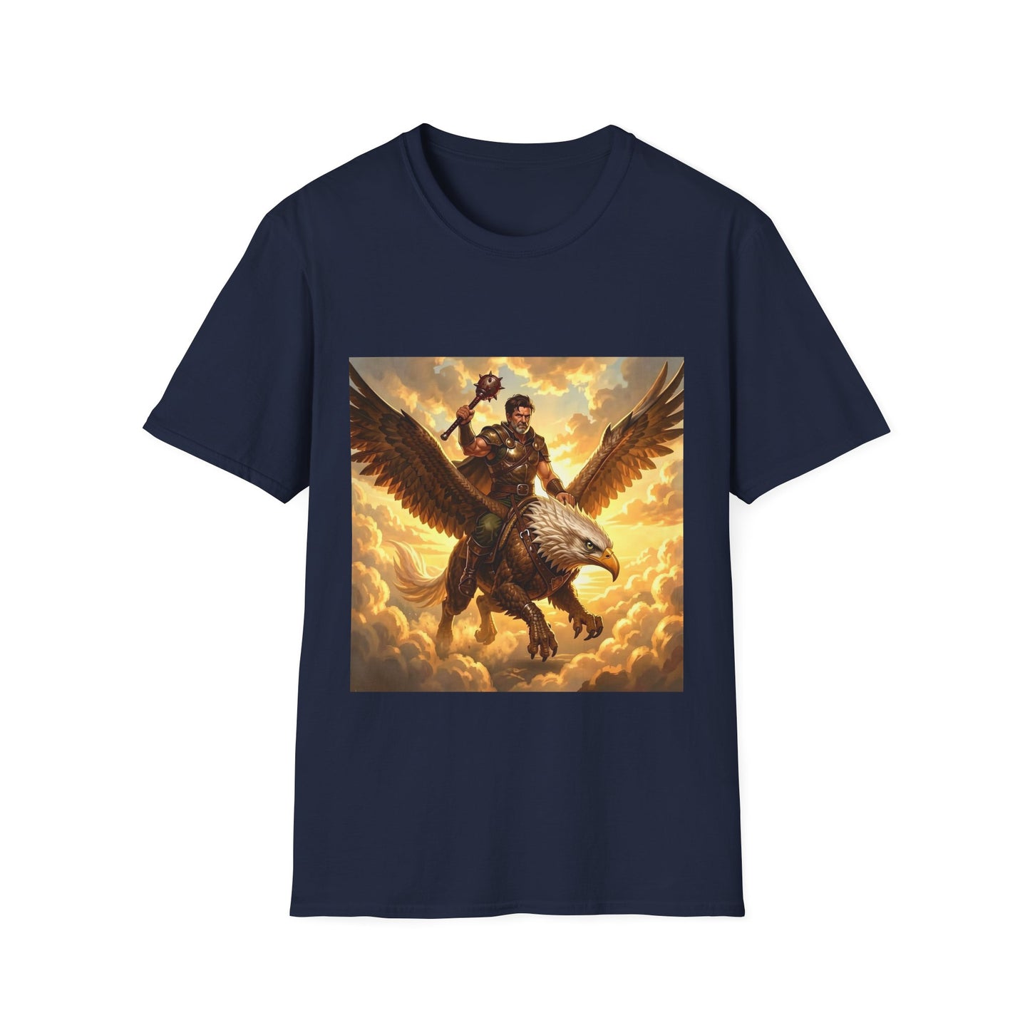 Gryphon Warrior T‑Shirt — Mythic Gryphon Rider Graphic Tee