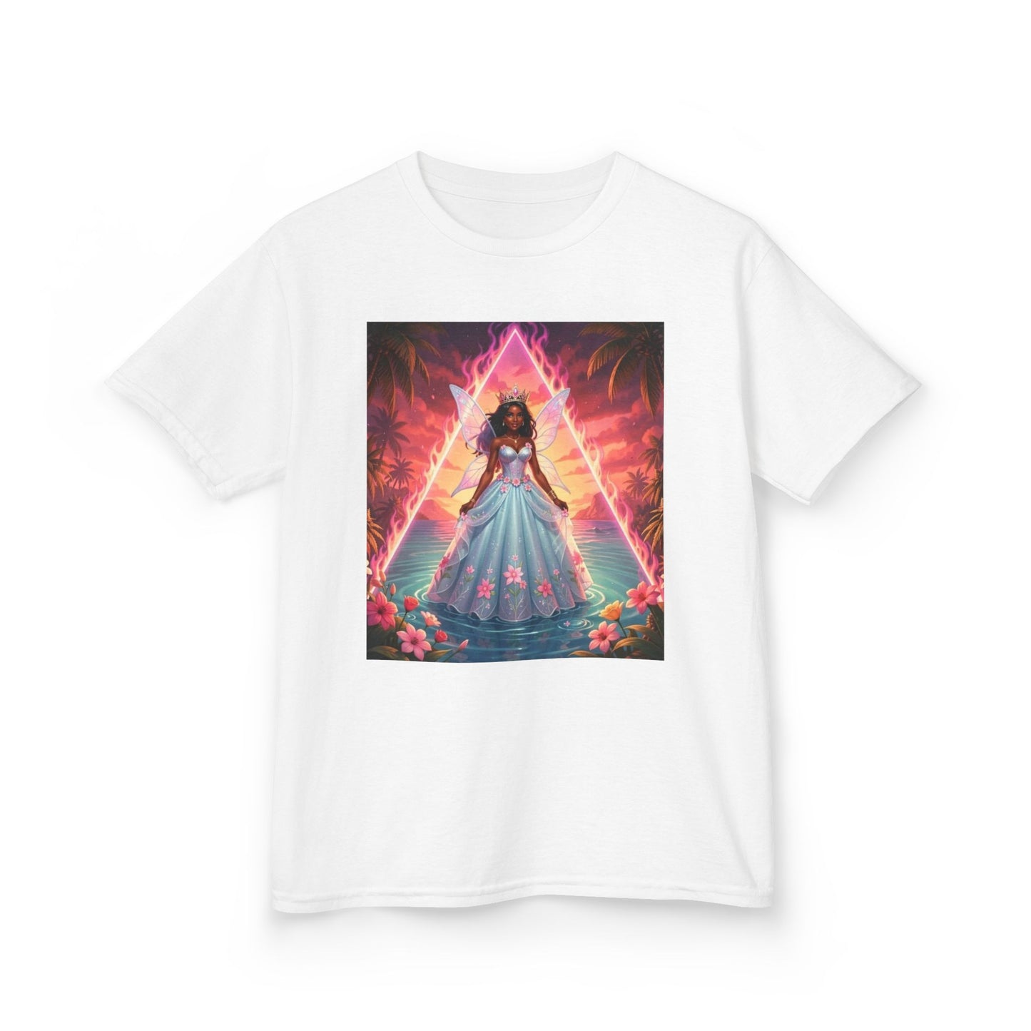 Kids Tee — 'She's Bermuda' Princess Illustration Tee