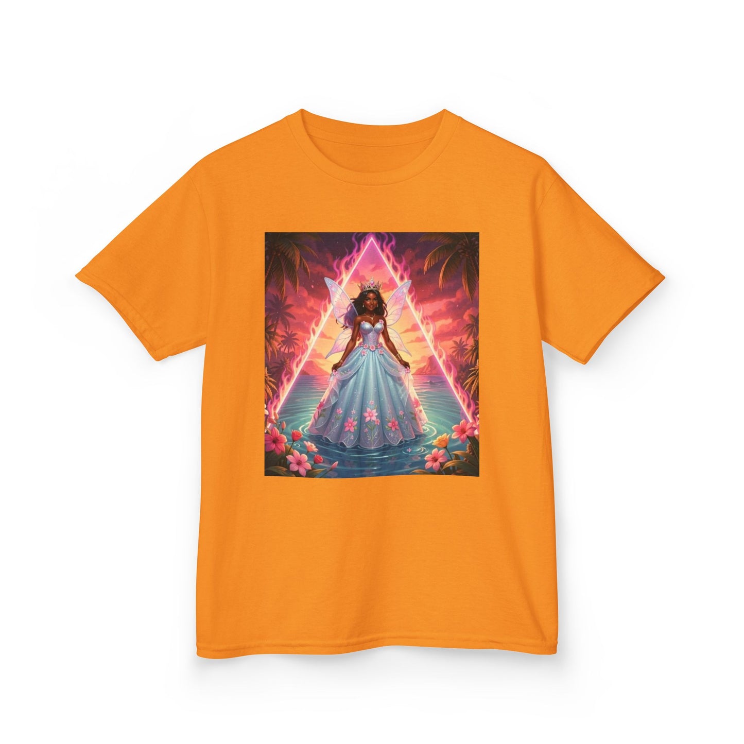 Kids Tee — 'She's Bermuda' Princess Illustration Tee