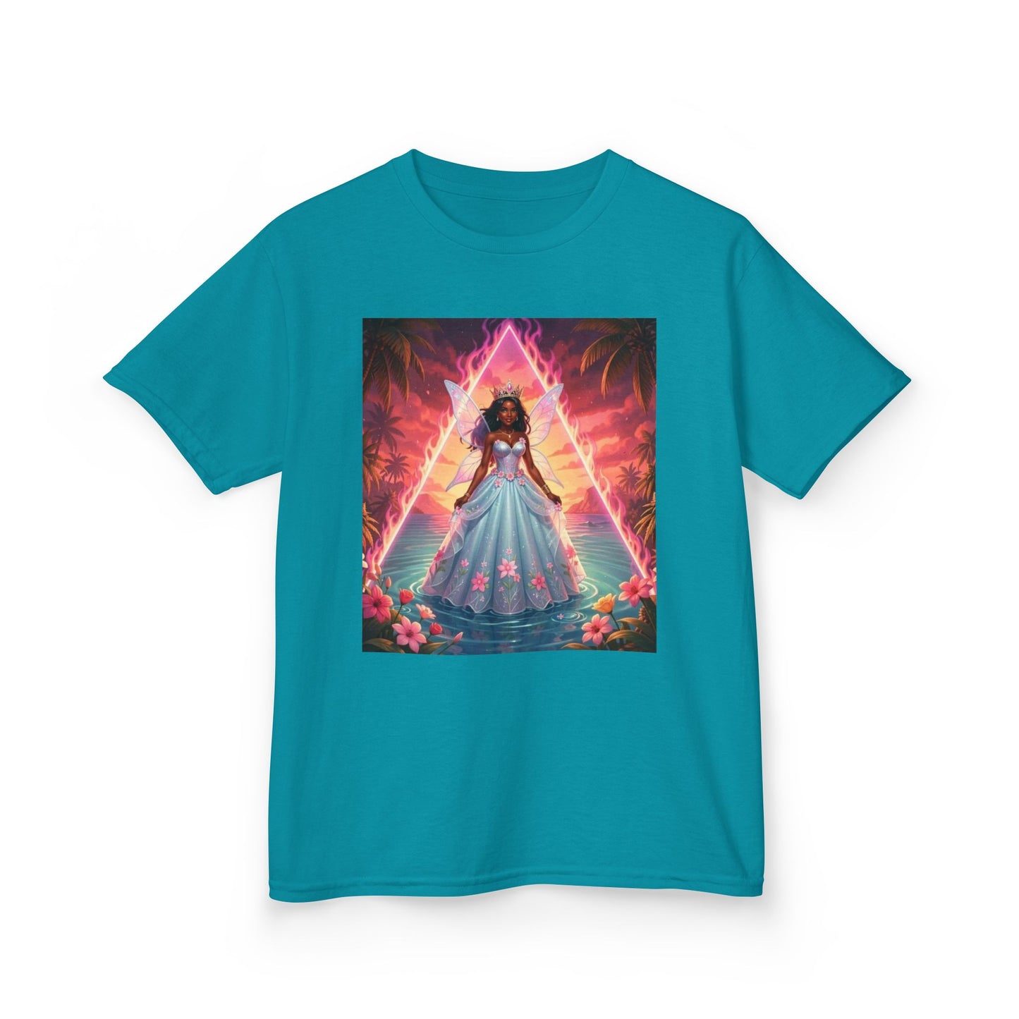 Kids Tee — 'She's Bermuda' Princess Illustration Tee