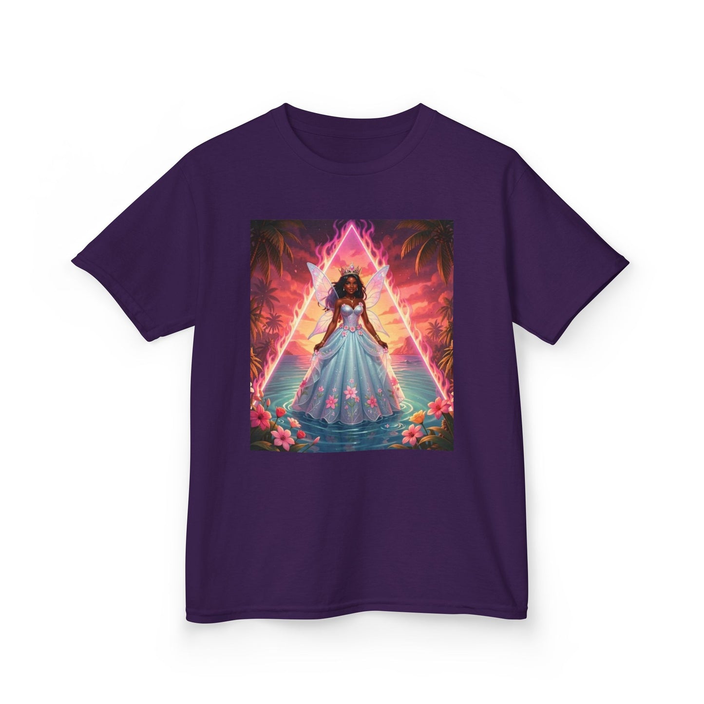 Kids Tee — 'She's Bermuda' Princess Illustration Tee